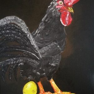 l gallo con l'uovo d'oro